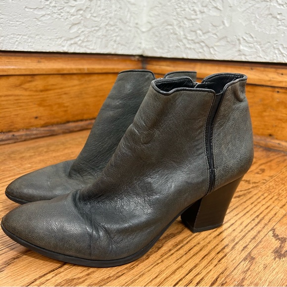 Franco Sarto | Leather Heeled Booties - Picture 3 of 12